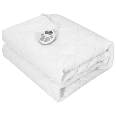 Auto Shut Off Heated Electric Mattress Pad with Dual Controller